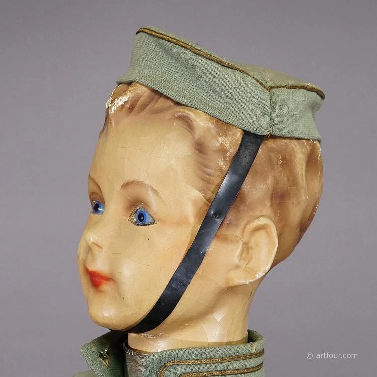 Rare Antique Hotel Page Automaton, USA ca. 1930s - 4