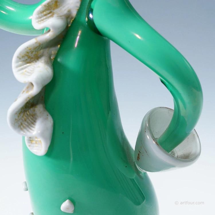 Vintage Murano Art Glass Sculpture of a Venetian Carnivalist, Seguso ca. 1940s - 6