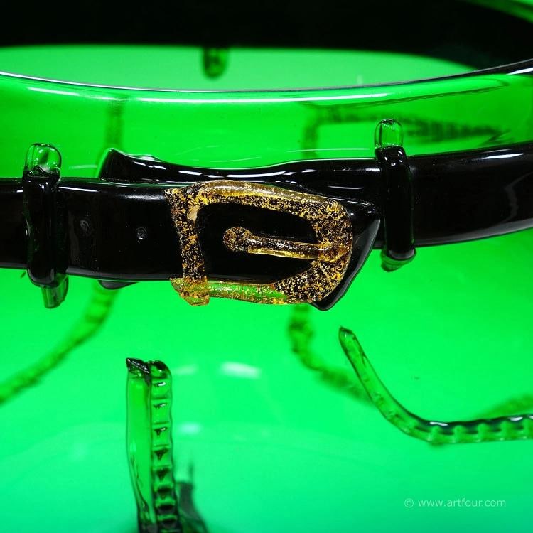 Murano Art Glass Sculpture 'Jeans' by Simone Cenedese 1990s - 6