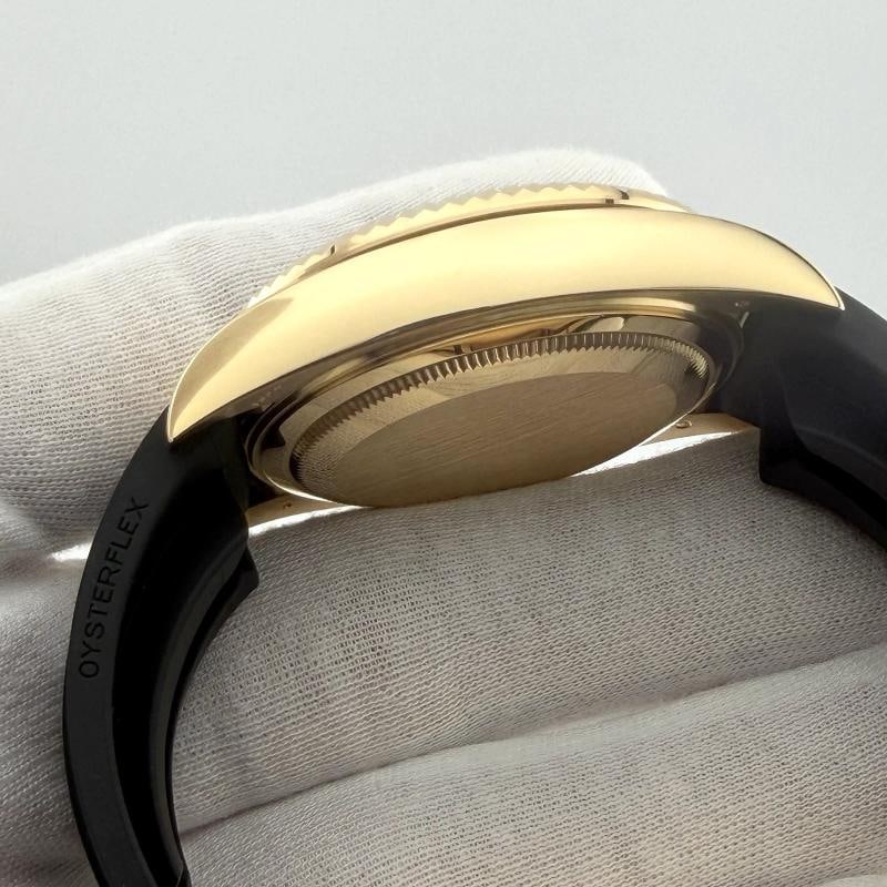 Rolex Sky Dweller 326238 42mm Black Dial 18K Yellow Gold Oysterflex Box Papers - 3