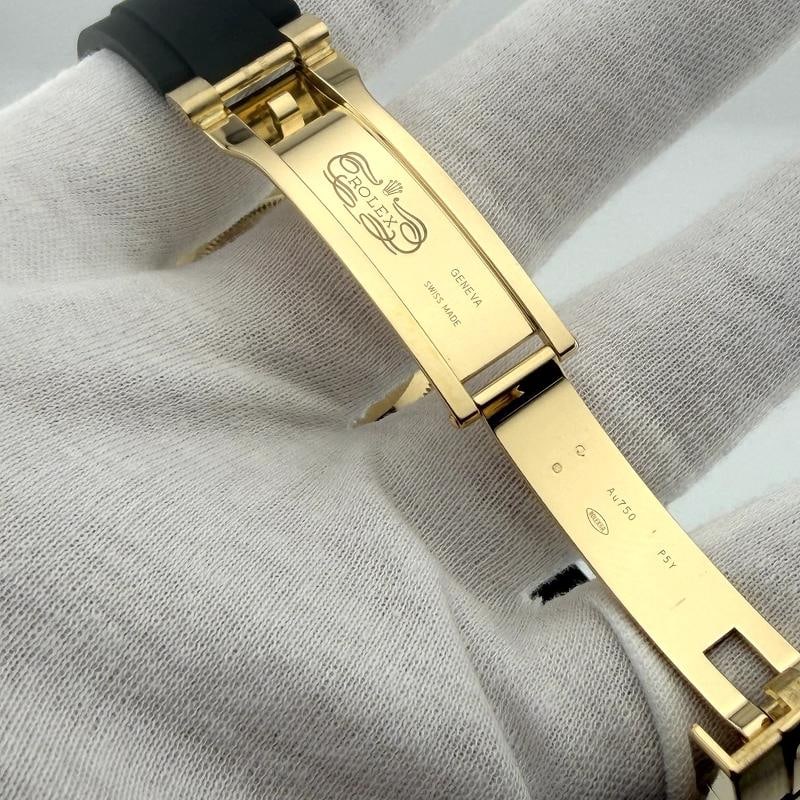 Rolex Sky Dweller 326238 42mm Black Dial 18K Yellow Gold Oysterflex Box Papers - 5