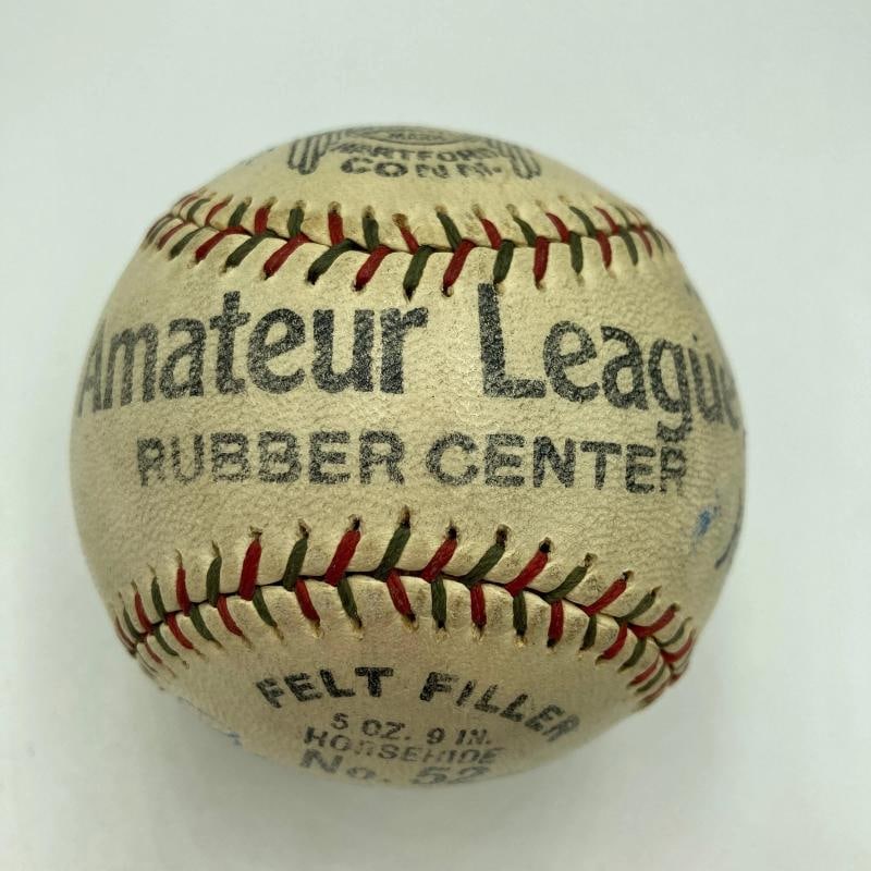 Beautiful Babe Ruth & Lou Gehrig Hall Of Fame Multi Signed Baseball PSA DNA - 8