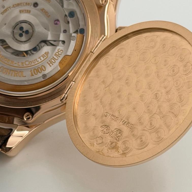 Jaeger LeCoultre Master Geographic Q1422420 38mm 18K Rose Gold Box Paper - 13