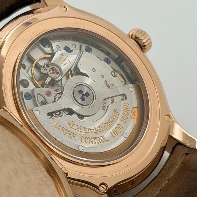 Jaeger LeCoultre Master Geographic Q1422420 38mm 18K Rose Gold Box Paper - 14
