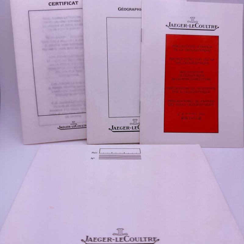 Jaeger LeCoultre Master Geographic Q1422420 38mm 18K Rose Gold Box Paper - 16