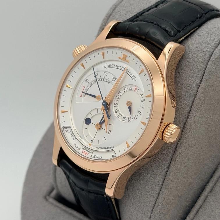 Jaeger LeCoultre Master Geographic Q1422420 38mm 18K Rose Gold Box Paper - 2