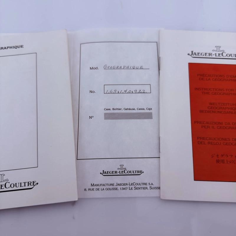 Jaeger LeCoultre Master Geographic Q1422420 38mm 18K Rose Gold Box Paper - 4