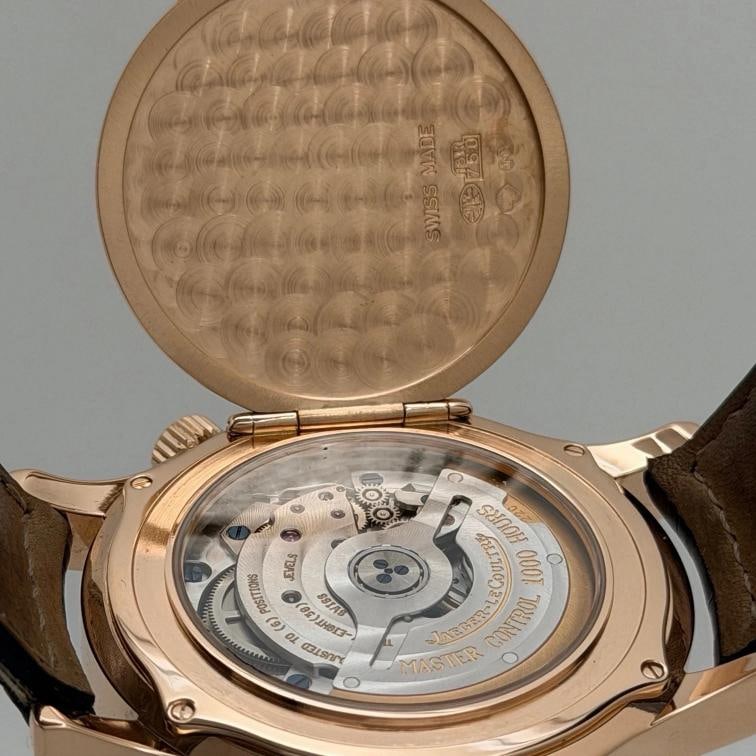 Jaeger LeCoultre Master Geographic Q1422420 38mm 18K Rose Gold Box Paper - 6
