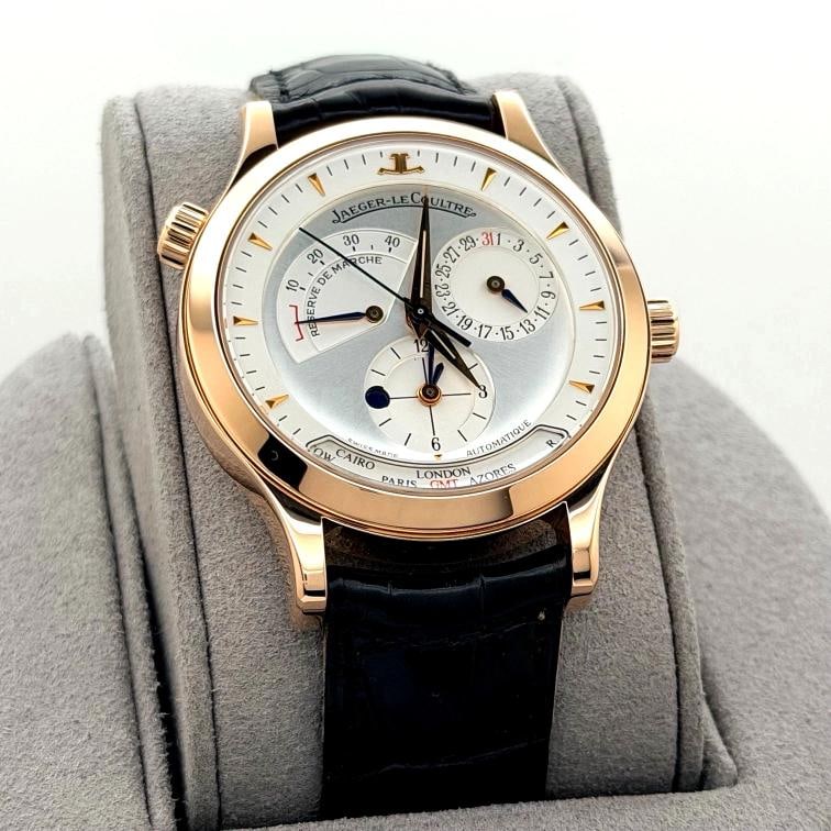 Jaeger LeCoultre Master Geographic Q1422420 38mm 18K Rose Gold Box Paper - 8