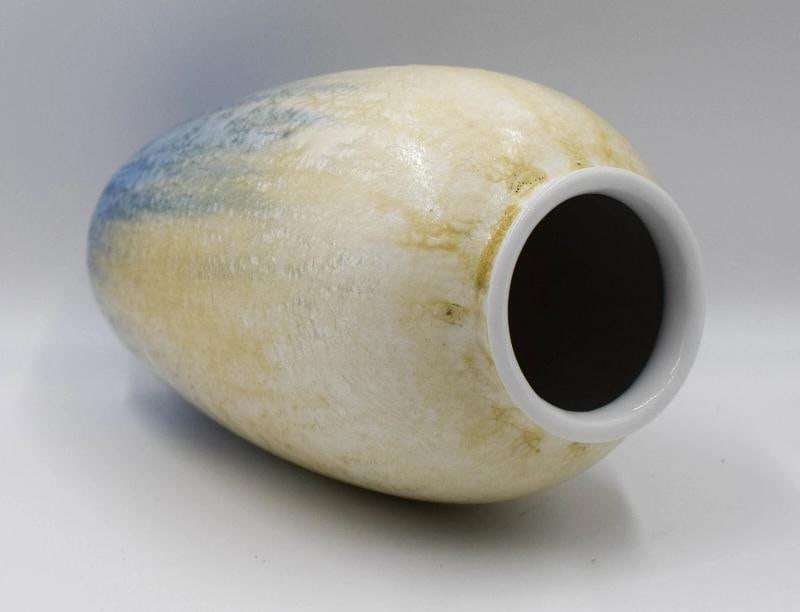 Rare Royal Copenhagen C.F. Ludvigsen Crystalline Glazed Porcelain Vase - 10