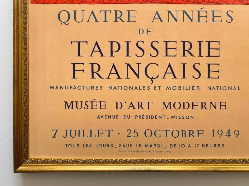 HENRI MATISSE RARE 1949 MOURLOT LITHO PRINT FRAMED EXHBT POSTER~(22 1/2" W X 30 1/2" H X 1 1/4" D) - 7