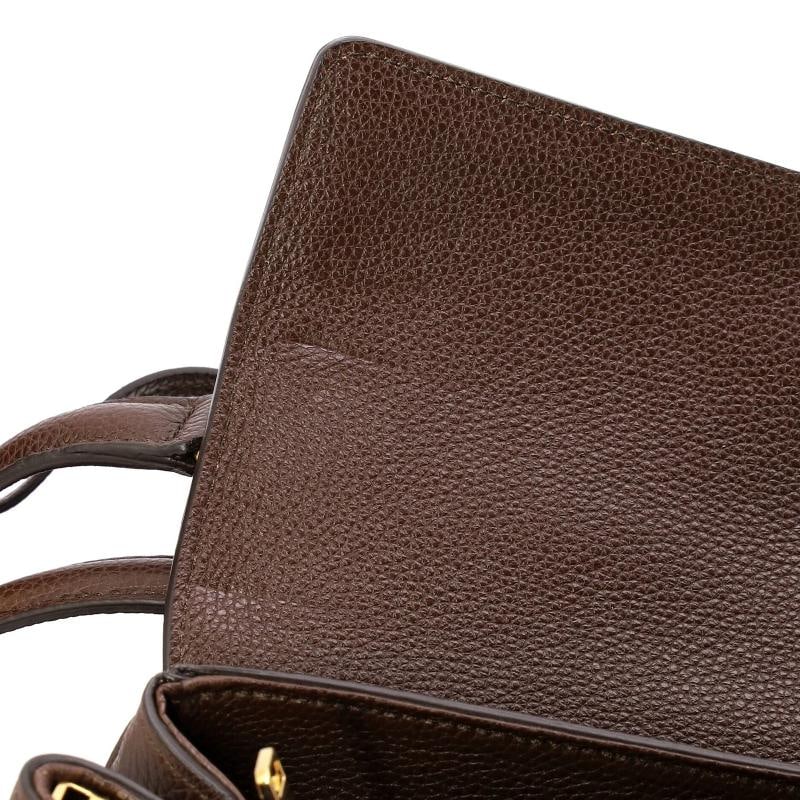 Celine 16 Top Handle Bag Grained Calfskin Medium - 7