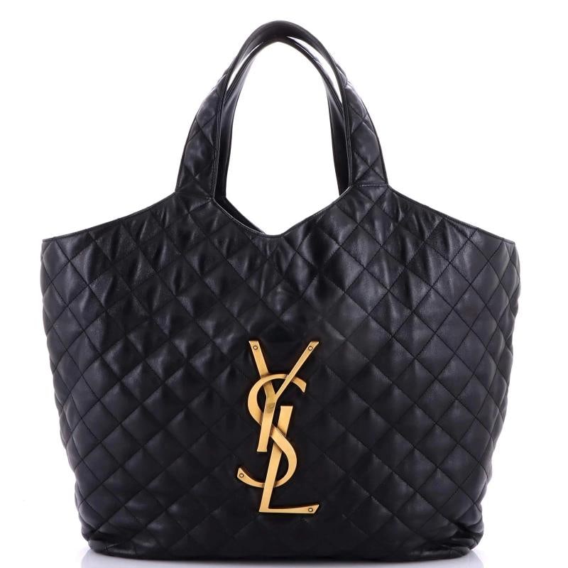 Saint Laurent Icare Shopping Tote Quilted Leather Maxi (1 of 8)