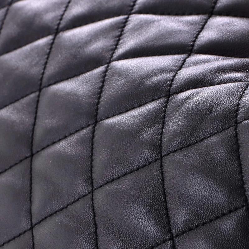 Saint Laurent Icare Shopping Tote Quilted Leather Maxi - 8