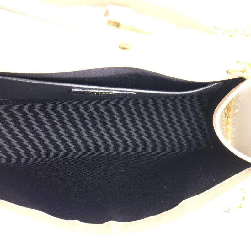 Saint Laurent Classic Monogram Envelope Satchel Mixed Matelasse Leather Medium - 5