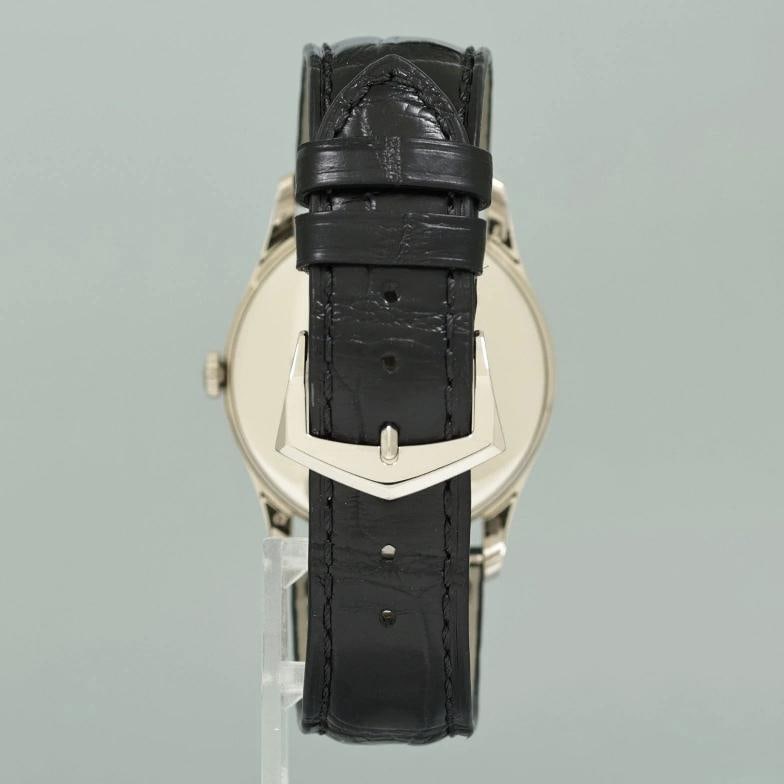 MINT Patek Philippe 5196G 37mm White Gold Calatrava Black Leather Watch Box - 5