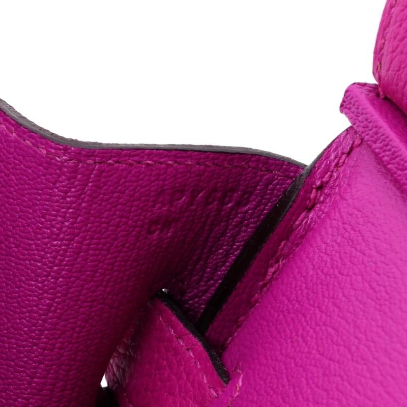 Hermes Birkin Handbag Pink Togo with Palladium Hardware 30 - 6