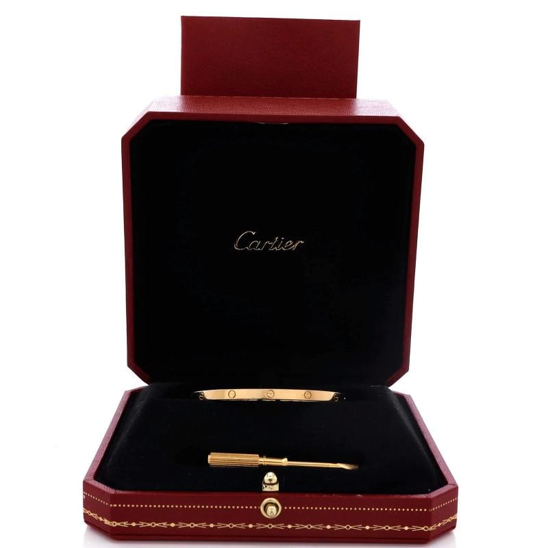 Cartier Love Bracelet 18K Yellow Gold Small - 2