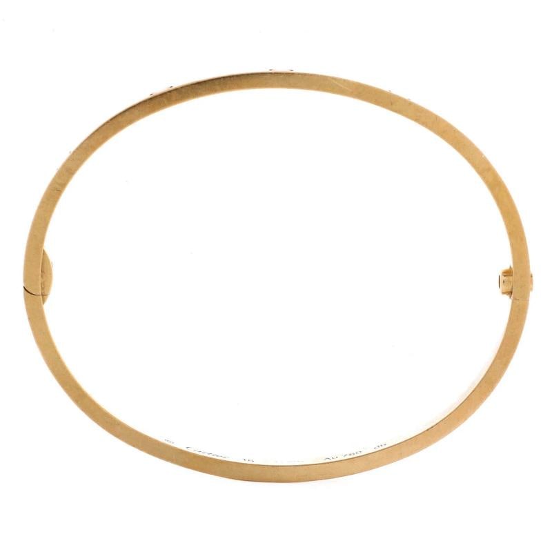 Cartier Love Bracelet 18K Yellow Gold Small - 3