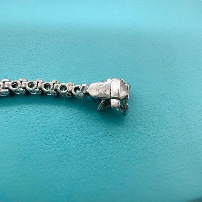 Tiffany & Co. Victoria Diamond Tennis Bracelet 3.08 tcw in Platinum - 19