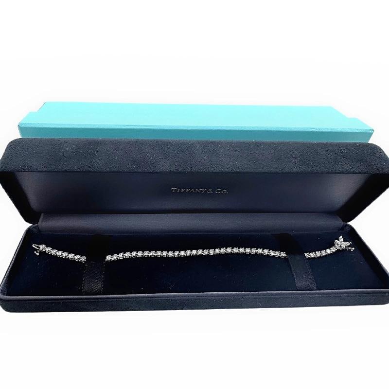 Tiffany & Co. Victoria Diamond Tennis Bracelet 3.08 tcw in Platinum - 2