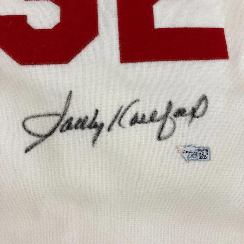 Sandy Koufax Signed 1955 Brooklyn Dodgers Mitchell & Ness Jersey Fanatics & MLB - 2