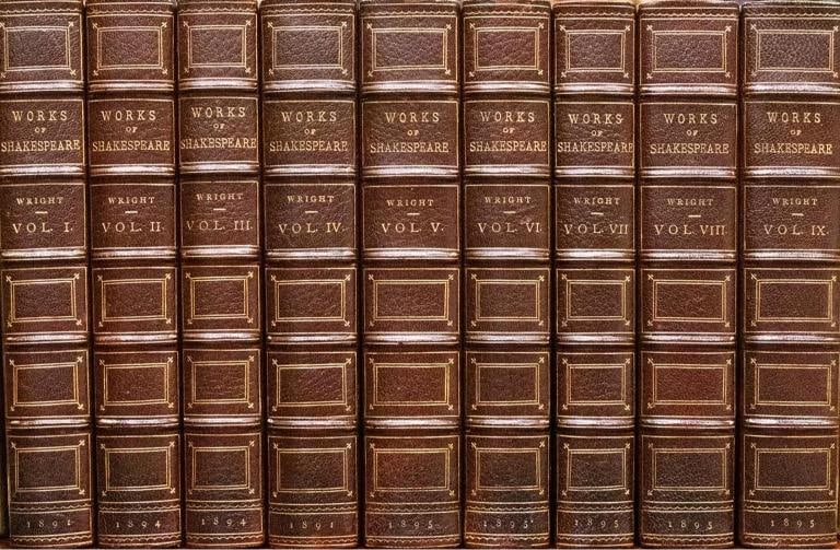 1891 The Works of William Shakespeare Fine Leather Bindings - 6
