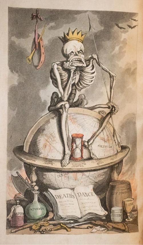 Thomas Rowlandson William Coombe / ENGLISH DANCE OF DEATH 1st Edition 1815 - 11