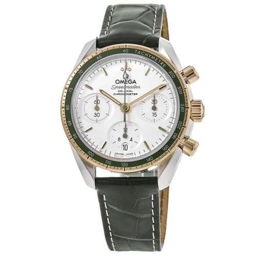 Omega Speedmaster Green Dial 18K Yellow Unisex Watch (1 of 4)