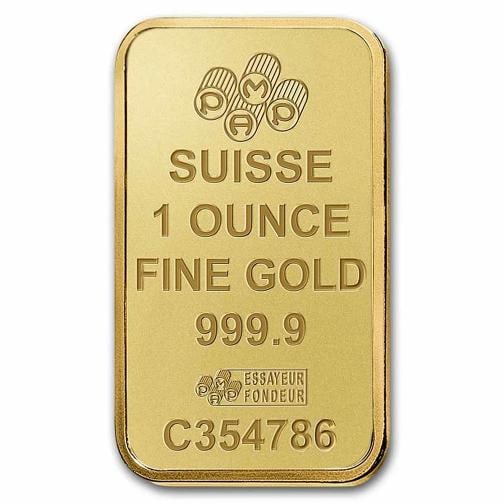 1 oz Gold Bar PAMP Suisse New Design .9999 Fine Sealed in Assay - 4