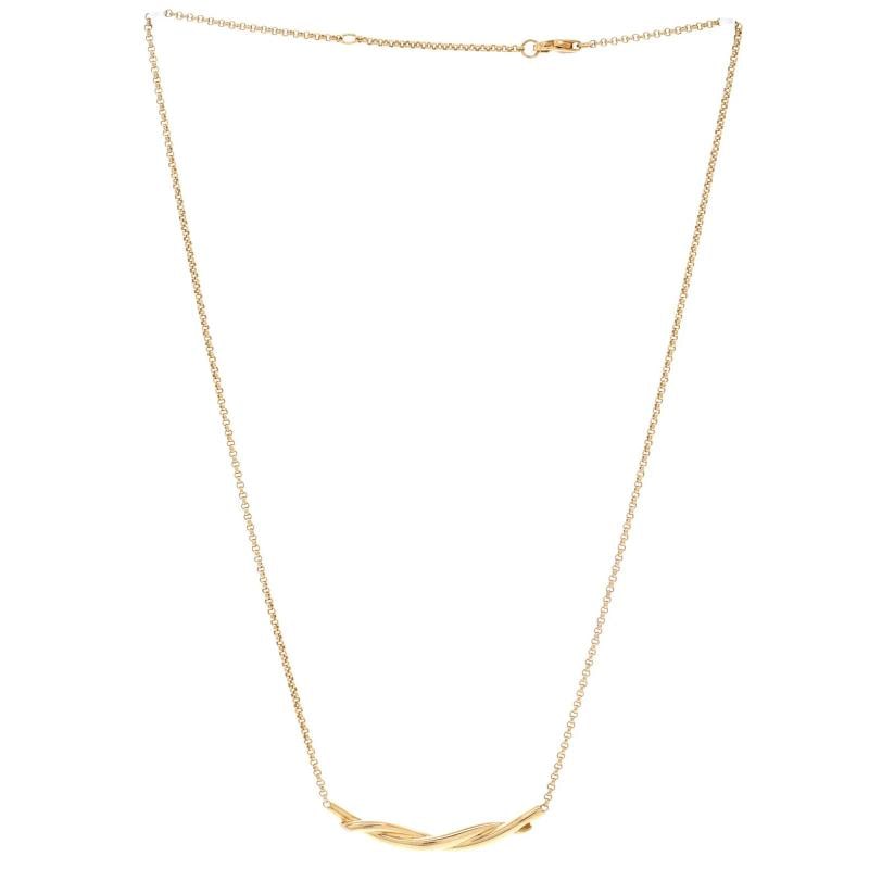 Cartier Entrelaces Pendant Necklace 18K Yellow Gold - 3