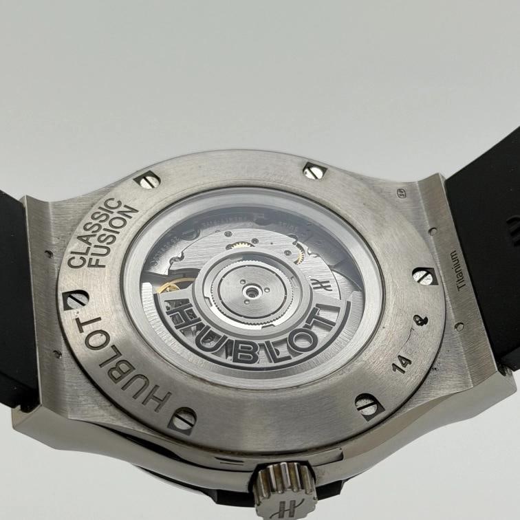 Hublot Classic Fusion 511.NX.1171.LR 45mm Black Dial Titanium Box Receipt - 12