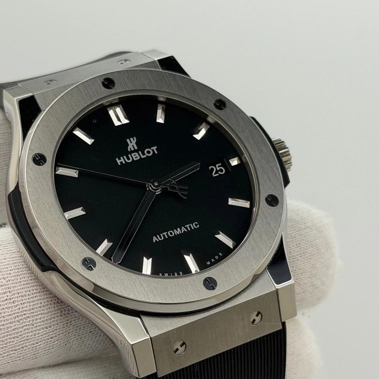 Hublot Classic Fusion 511.NX.1171.LR 45mm Black Dial Titanium Box Receipt - 5