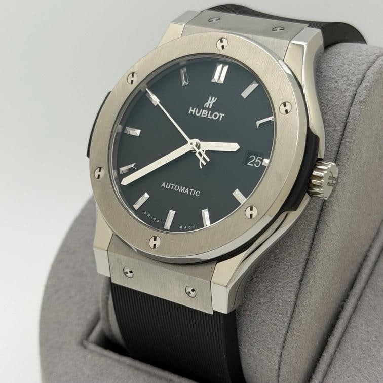 Hublot Classic Fusion 511.NX.1171.LR 45mm Black Dial Titanium Box Receipt - 8