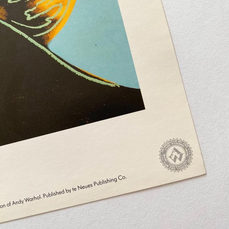 ANDY WARHOL ESTATE RARE VTG 1989 COLLECTOR'S LITHOGRAPH PRINT "GRACE KELLY" 1984 - 9