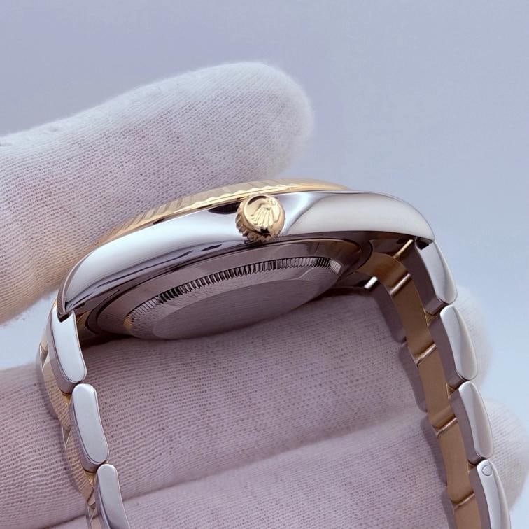 Rolex Datejust II 116333 41 mm Slate Wimbledon Dial 18K Yellow Gold Steel - 6