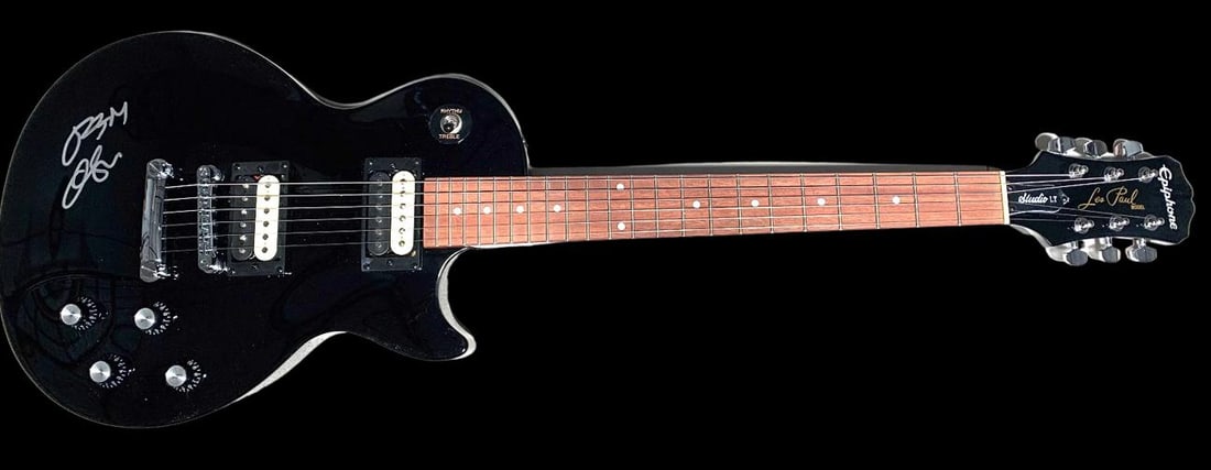 OZZY OSBOURNE SIGNED LES PAUL EPIPHONE GUITAR BECKETT BAS BLACK SABBATH (1 of 2)