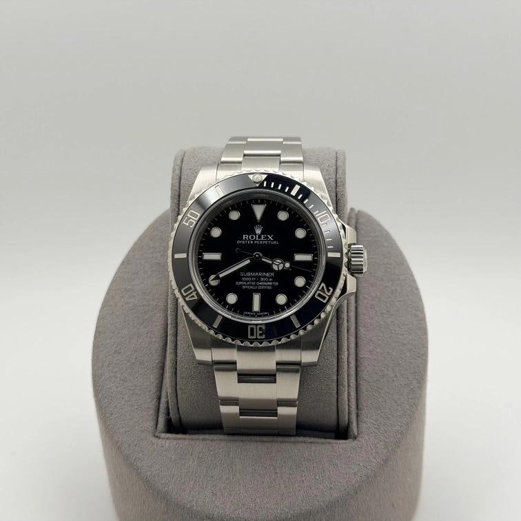 Rolex Submariner No Date 114060 40mm Black Ceramic Stainless Steel Box Paper - 3