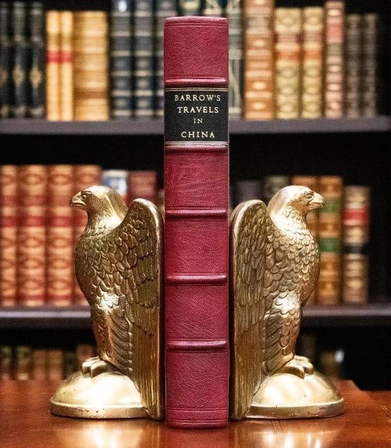 John Barrow / 1804 1stED Travels in China Its Rank Among Civilized Nations 1st: Author: John Barrow,Country of Origin: United States of America,Publisher: A. Strahan,Year Printed: 1804,Special Attributes: 1st Edition,Binding: Leather,Subject: Illustrated,Original/Facsimile:
