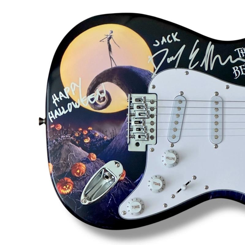 Danny Elfman Signed Guitar Custom Graphics JSA COA Nightmare Before Christmas - 2
