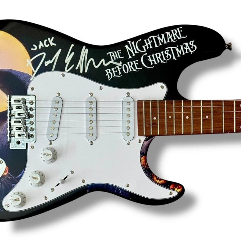 Danny Elfman Signed Guitar Custom Graphics JSA COA Nightmare Before Christmas - 3