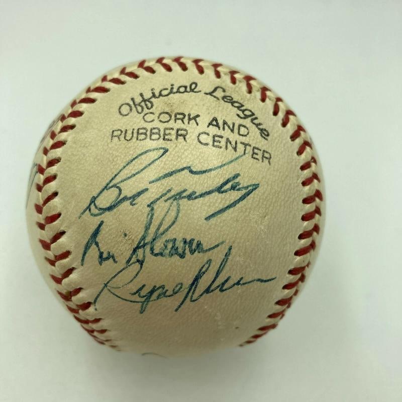 Mickey Mantle 1960 New York Yankees AL Champs Team Signed Baseball PSA DNA COA - 6