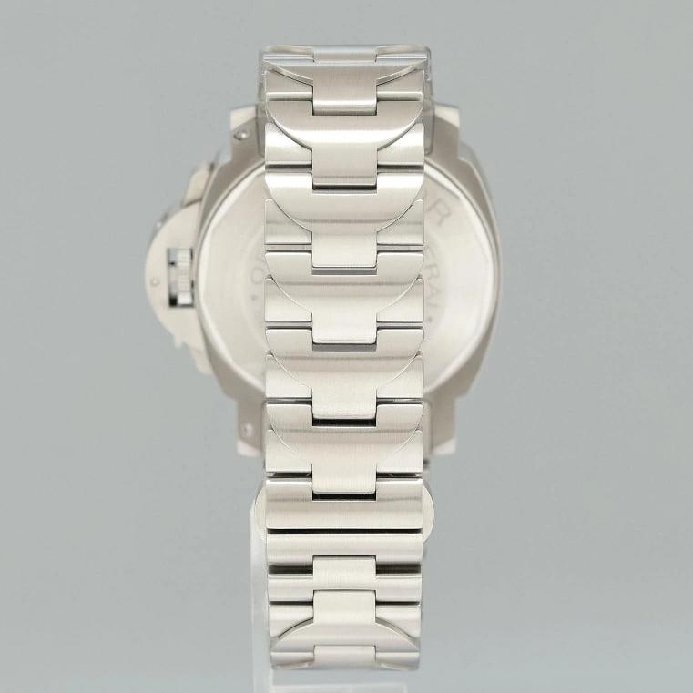 MINT PAPERS Panerai Luminor Chrono Stainless Steel Black 44mm Watch PAM00236 - 5