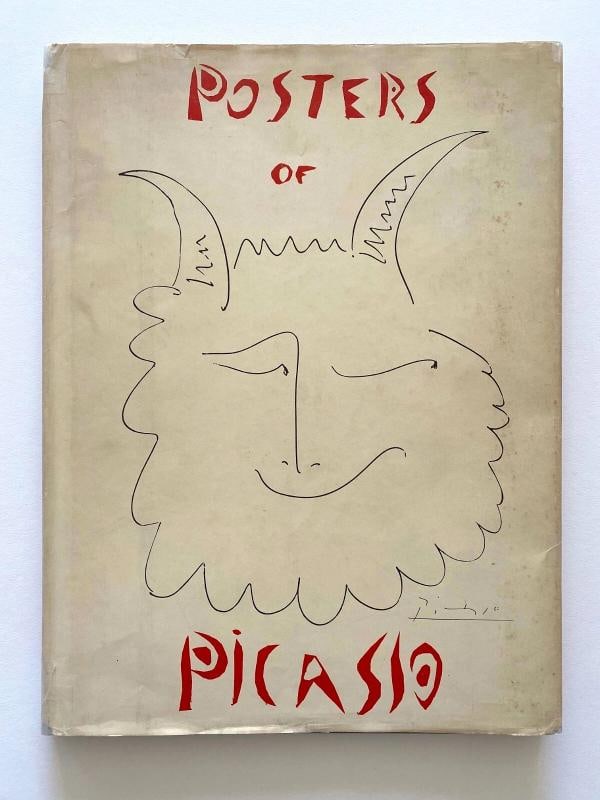 POSTERS OF PICASSO RARE VTG 1957 1ST ED MCM LITHOGRAPH PRINT LRG HARDCOVER BOOK (1 of 12)