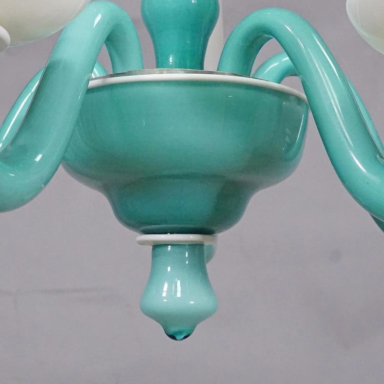 Murano Art Glass Chandelier by Gio Ponti for Venini 1940s - 4