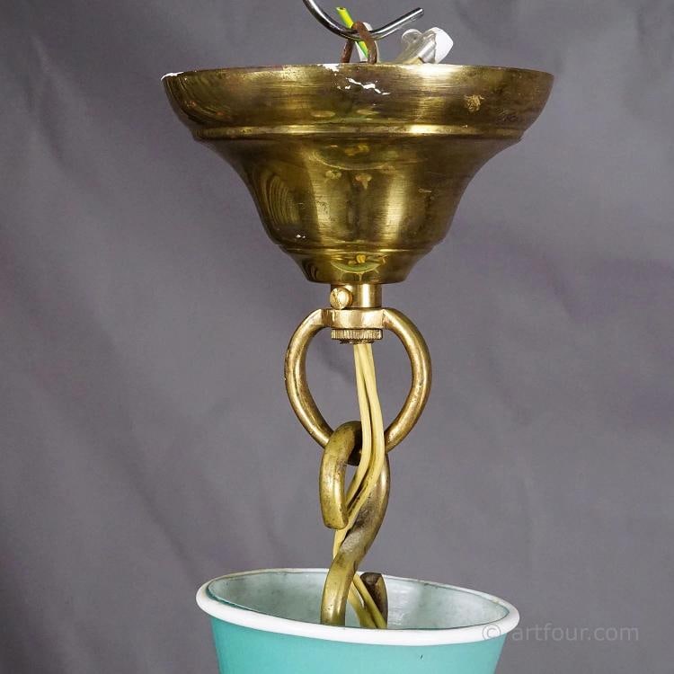 Murano Art Glass Chandelier by Gio Ponti for Venini 1940s - 9