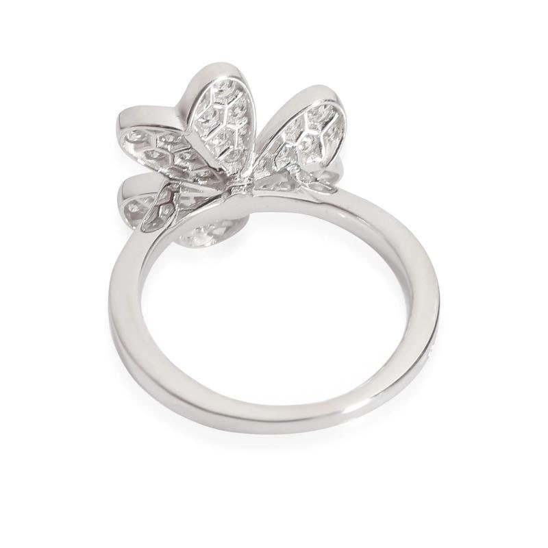 Van Cleef & Arpels Frivole Ring in 18k White Gold 0.8 CTW - 3