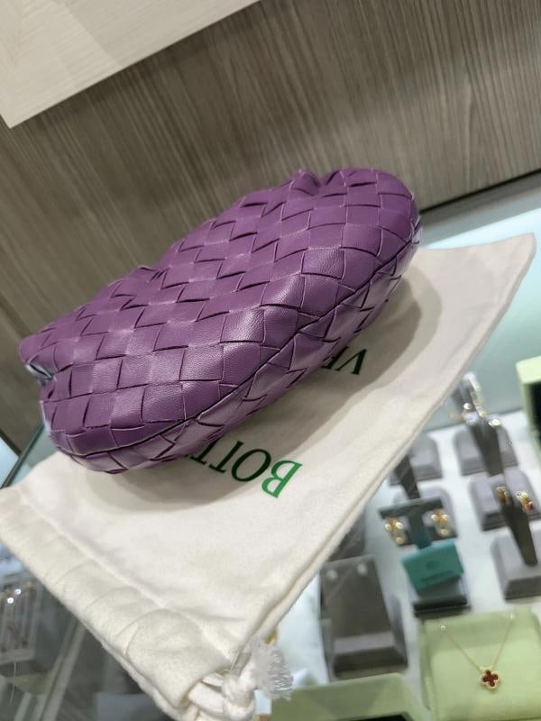 Bottega Veneta Jodie Hobo Bag Mini Purple Leather - 5
