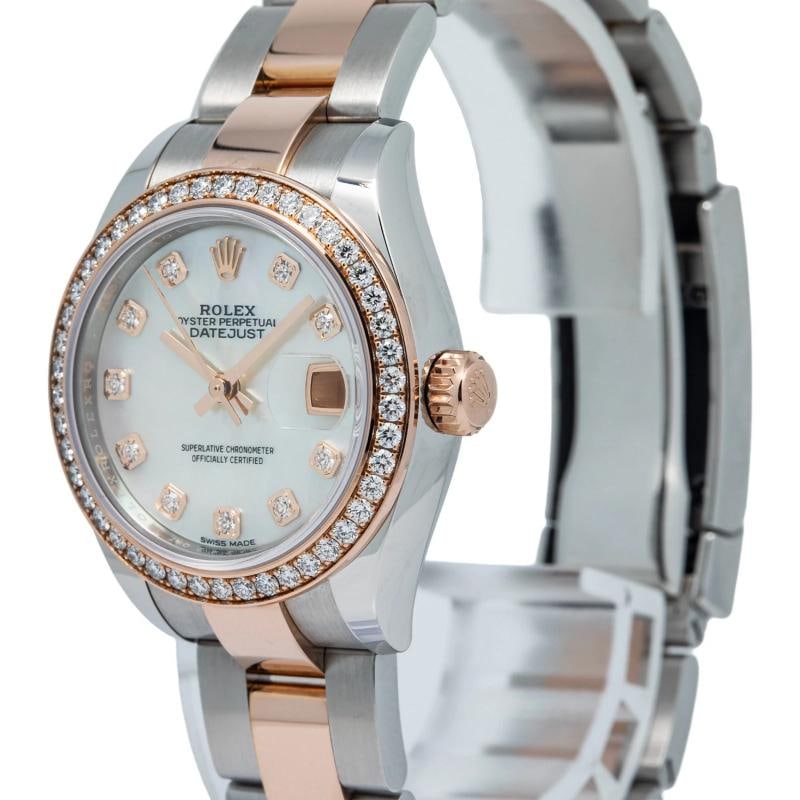 Rolex Datejust 279381RBR Oyster 2019 Complete 18K Rose MOP Diamond Dial 28mm Box/papers - 5