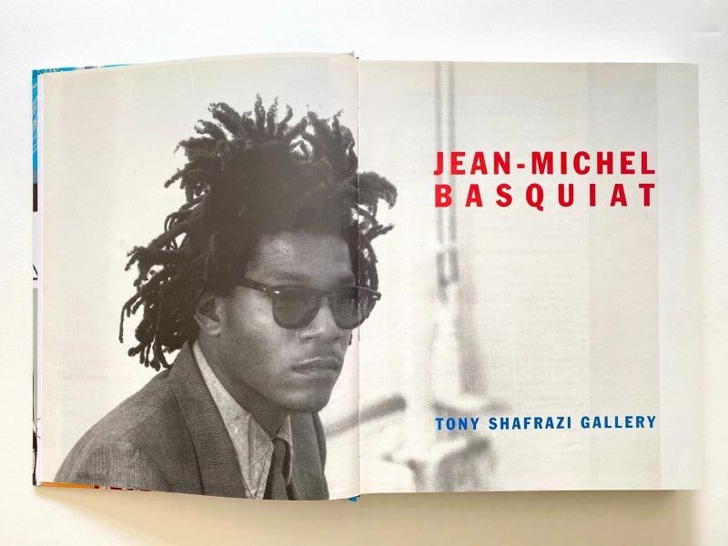 JEAN MICHEL BASQUIAT RARE 1999 1ST ED TONY SHAFRAZI EXHBTN HARDCOVER ART BOOK - 2